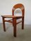Arcadia Chairs in Curved Wood and Straw attributed to A. Caraceni for Tagliabue, 1970, Set of 6, Image 11
