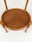 Mid-Century Round Serving Bar Cart Trolley in Bamboo & Rattan, Italy, 1960s 7