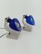 Postmodern Nightstand Table Lamps in Murano Glass attributed to De Majo, 1980s, Set of 2 8