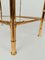 Mid-Century Italian Nesting Tables in Brass, Faux Bamboo and Fumè Mirrored Glass, 1970, Set of 2, Image 5