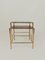 Mid-Century Italian Nesting Tables in Brass, Faux Bamboo and Fumè Mirrored Glass, 1970, Set of 2, Image 6