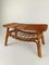 Mid-Century Riviera Coffee Table with Magazine Rack in Bamboo & Rattan, 1960s 16