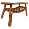 Mid-Century Riviera Coffee Table with Magazine Rack in Bamboo & Rattan, 1960s 1