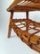 Mid-Century Riviera Coffee Table with Magazine Rack in Bamboo & Rattan, 1960s 15