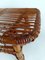 Mid-Century Riviera Coffee Table with Magazine Rack in Bamboo & Rattan, 1960s 17