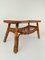 Mid-Century Riviera Coffee Table with Magazine Rack in Bamboo & Rattan, 1960s 10