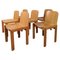 Curved Plywood Dining Chairs attributed to Molteni in the style of Scarpa, Italy, 1970s, Set of 6 1