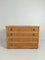 Italian Chest of Drawers with Mirror in Bamboo Wicker & Brass attributed to Dal Vera, 1970s 4