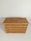 Italian Chest of Drawers with Mirror in Bamboo Wicker & Brass attributed to Dal Vera, 1970s 5
