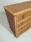 Italian Chest of Drawers with Mirror in Bamboo Wicker & Brass attributed to Dal Vera, 1970s 12