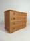 Italian Chest of Drawers with Mirror in Bamboo Wicker & Brass attributed to Dal Vera, 1970s 6