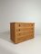 Italian Chest of Drawers with Mirror in Bamboo Wicker & Brass attributed to Dal Vera, 1970s 10
