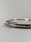 Art Deco Mirrored Round Tray in Chromed Metal, Italy, 1930s 14