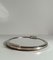 Art Deco Mirrored Round Tray in Chromed Metal, Italy, 1930s 13