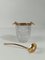 Vintage Rococo Style Ice Bucket in Cut Crystal with Gilded Metal Shells, 1970s, Set of 2 16