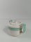 Italian Art Deco Tea Set attributed to Richard Ginori in White and Tiffany Green Majolica, 1930s, Set of 10 15