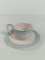 Italian Art Deco Tea Set attributed to Richard Ginori in White and Tiffany Green Majolica, 1930s, Set of 10 3
