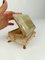 Italian Rectangular Green Onyx Marble Box with Gilded Feet, 1950s 12