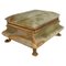 Italian Rectangular Green Onyx Marble Box with Gilded Feet, 1950s 1