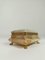 Italian Rectangular Green Onyx Marble Box with Gilded Feet, 1950s 10