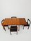 Mid-Centruy Teak Dining Table and Chairs by Pippo for Asko, 1960s, Set of 5, Image 3