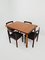 Mid-Centruy Teak Dining Table and Chairs by Pippo for Asko, 1960s, Set of 5, Image 1