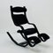 Mid-Century Black Fabric Gravity Rocking Lounge Chair by Peter Opsvik for Stokke, 1980s 1