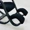 Mid-Century Black Fabric Gravity Rocking Lounge Chair by Peter Opsvik for Stokke, 1980s 8