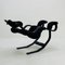 Mid-Century Black Fabric Gravity Rocking Lounge Chair by Peter Opsvik for Stokke, 1980s 3