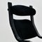 Mid-Century Black Fabric Gravity Rocking Lounge Chair by Peter Opsvik for Stokke, 1980s 4