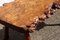 Vintage French Brutalist Rectangular Elm Tree Trunk Coffee Table, 1950s 10