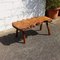 Vintage French Brutalist Rectangular Elm Tree Trunk Coffee Table, 1950s 16