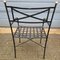 Wrought Iron French Garden Set Table with Chairs, Set of 5 12