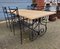 Wrought Iron French Garden Set Table with Chairs, Set of 5 4