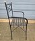 Wrought Iron French Garden Set Table with Chairs, Set of 5 11