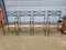 Wrought Iron French Garden Set Table with Chairs, Set of 5 8