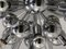Lampada da soffitto Atomic Mid-Century in metallo cromato di Dorothee Becker per Cosack, Germania, anni '70, Immagine 5