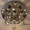 Lampada da soffitto Atomic Mid-Century in metallo cromato di Dorothee Becker per Cosack, Germania, anni '70, Immagine 4