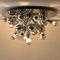 Lampada da soffitto Atomic Mid-Century in metallo cromato di Dorothee Becker per Cosack, Germania, anni '70, Immagine 3