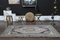 Vintage Turkish Pink Rug with Geometric Motifs, 1960s 9