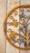Art Nouveau Round Wrought Iron Decoration Ornament Element with Flowers 3