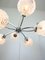 Lampadario Mid-Century a otto braccia in metallo cromato e cristallo, Italia, anni '60, Immagine 9