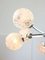 Lampadario Mid-Century a otto braccia in metallo cromato e cristallo, Italia, anni '60, Immagine 3