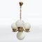 Lampadario Art Déco in ottone, anni '30, Immagine 2