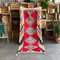 Tappeto vintage fatto a mano in Boucherouite, Marocco, anni '80, Immagine 2