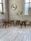 Pine Stools with Curved Seats, 1950s, Set of 4 5