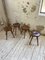 Pine Stools with Curved Seats, 1950s, Set of 4 3