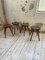 Pine Stools with Curved Seats, 1950s, Set of 4 1