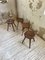Pine Stools with Curved Seats, 1950s, Set of 4 10