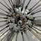 Lampadario Hollywood Regency Sputnik con fiori in acrilico, anni '80, Immagine 6